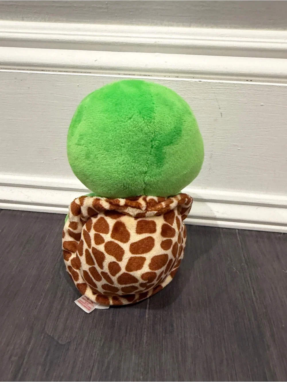 NWOT Ty 6” in Turbo Green and White Turtle Plush Stuffed Animal Toy Kids